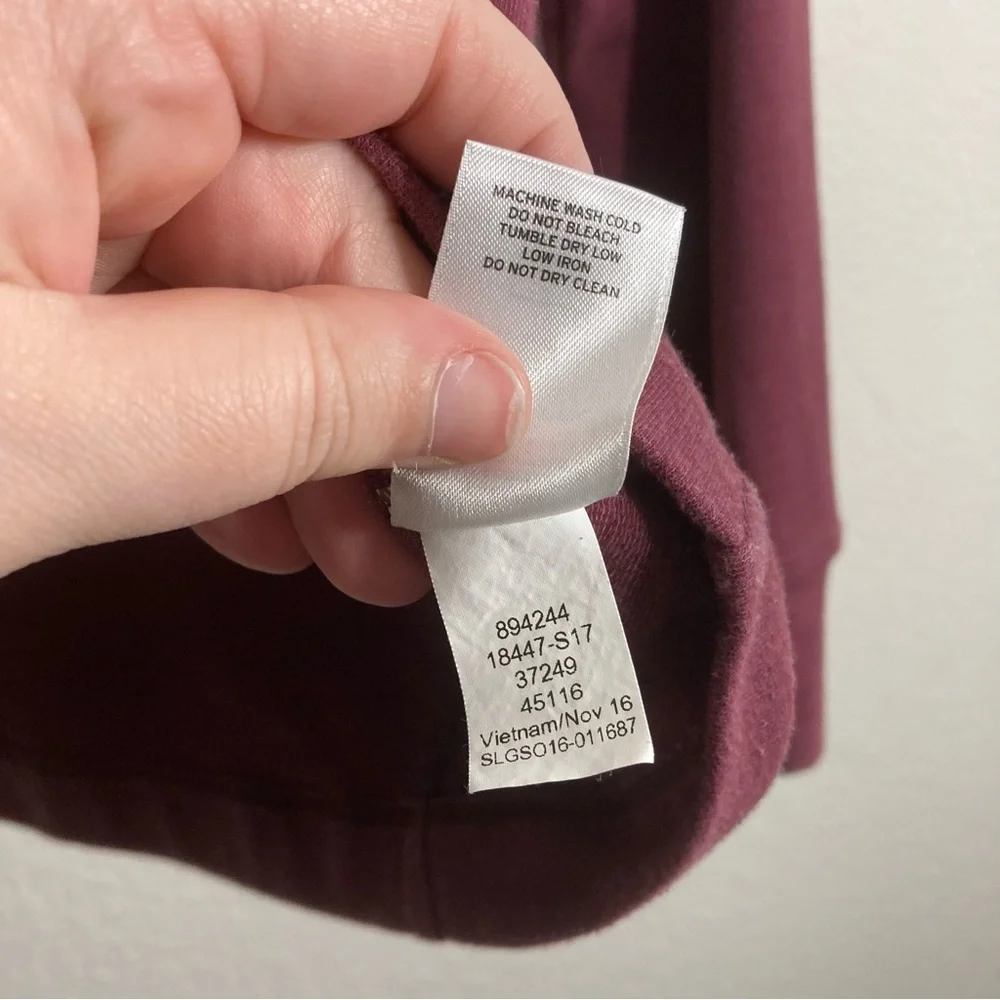 REI Zip Hoodie - Maroon - Women’s Medium - Picture 5 of 6